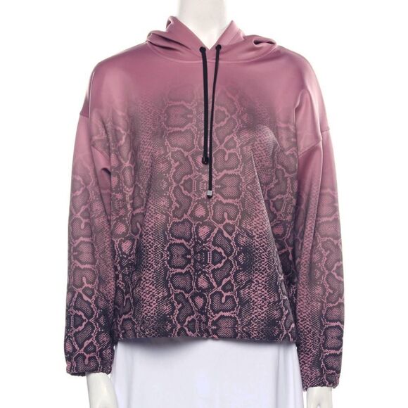 Koral Jackets & Blazers - Koral Crewneck sweatshirt with hood, snake print, pale pink size Medium, Workout